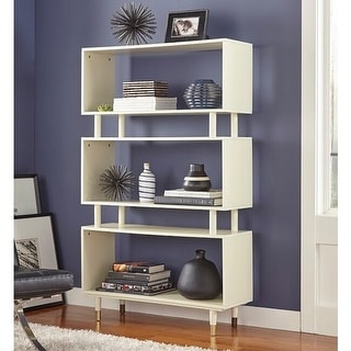 Simple Living Margo Mid-Century Modern 3-tier Bookshelf