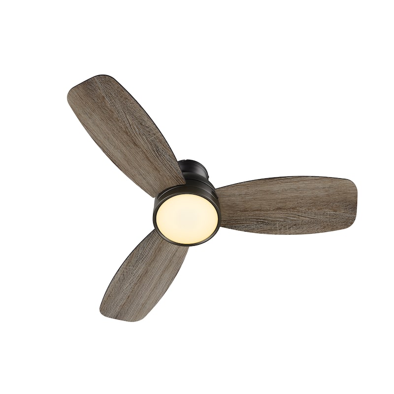CARRO Cerus 44" 3-Blade Indoor Ceiling Fan with Light and Remote Control