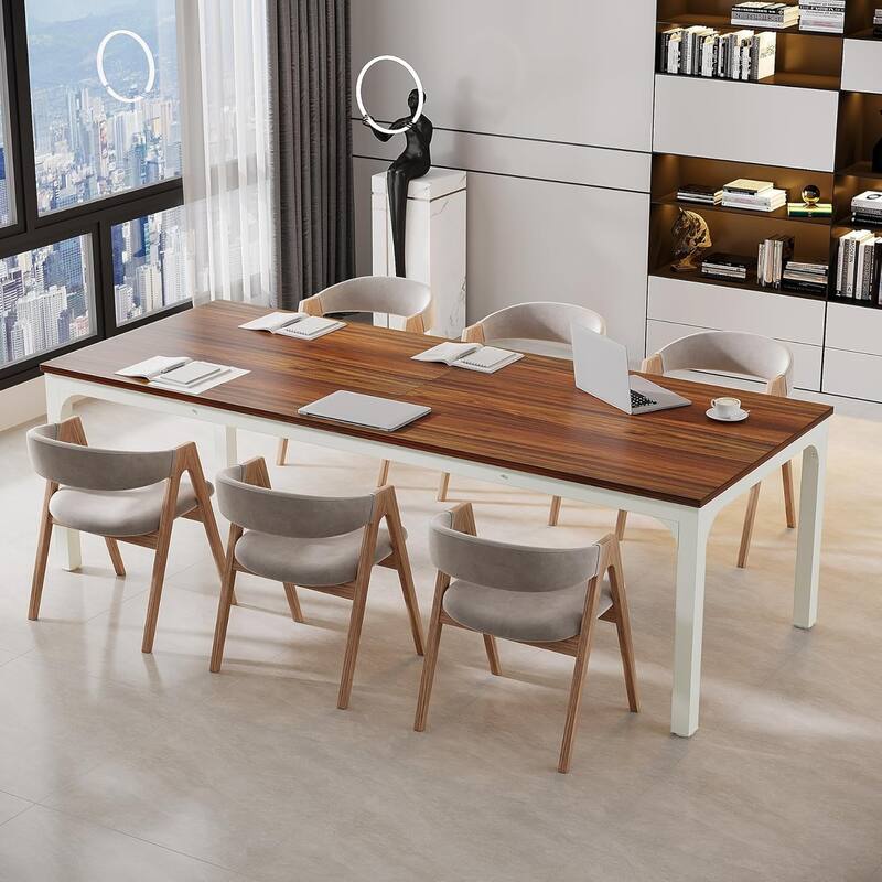 78.74" Large Rectangle Conference Table/Desk, Modern Seminar Meeting Table, Business Tables for Boardroom & Office
