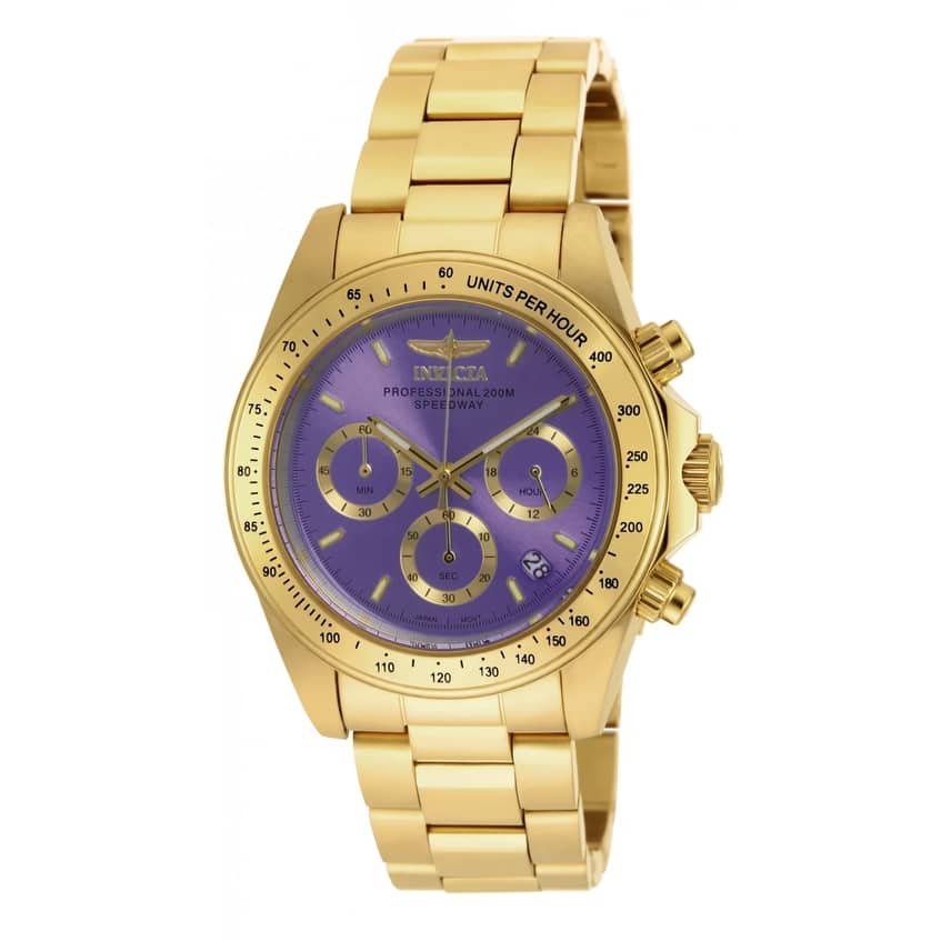 Invicta Women's 18257 Speedway Quartz Chronograph Purple Dial Watch