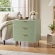 preview thumbnail 6 of 5, Garvee 3 Drawer Dresser for Bedroom, Fluted Modern Nightstand with Deep Drawers,Wooden Chest of Drawers
