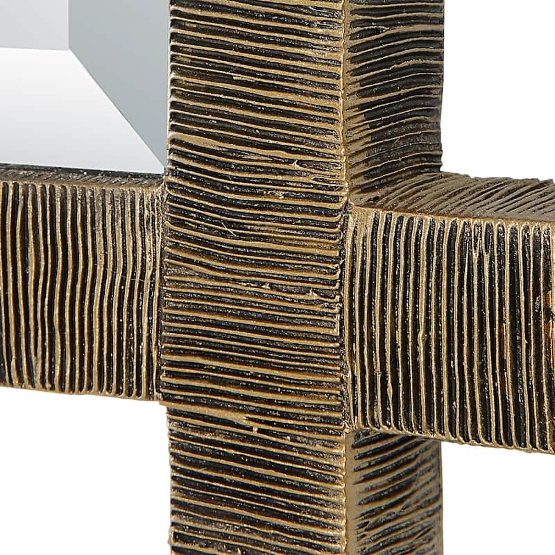 Ribbed Frame Wall Dressing Mirror - 60.25"