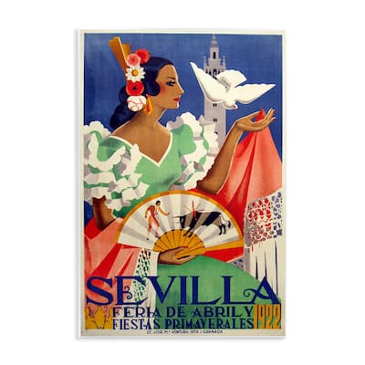 Stupell Seville Vintage Culture Wall Plaque Art Design By Marcus Jules