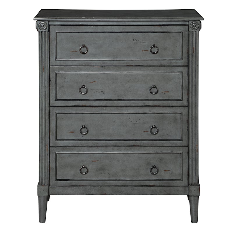 Joneigh Traditional Solid Wood 4-Drawer Chest by Furniture of America