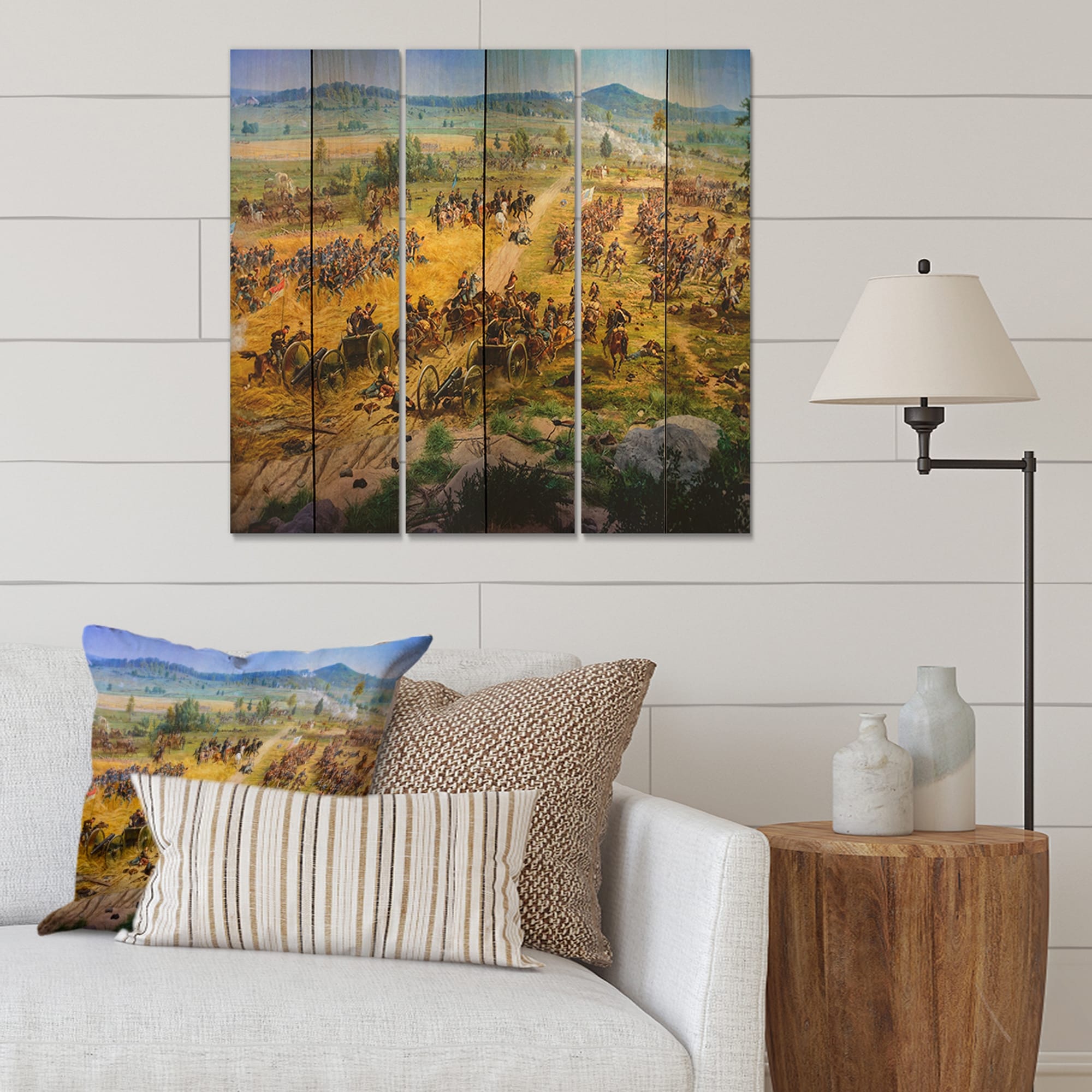 Designart 'Gettysburg National Military Park' Vintage Print-image