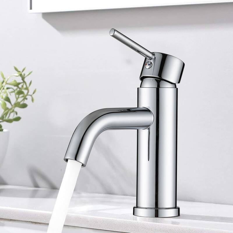 BATHLET Modern Single Hole Bathroom Sink Faucet