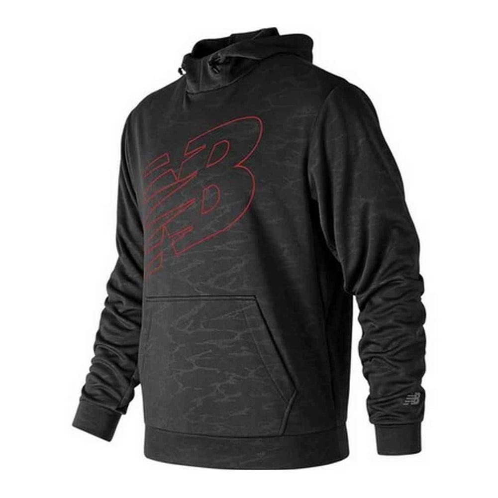 New Balance Men%27s Embossed NB Core Fleece Hoodie Pullover Sweatshirt 2 Colors