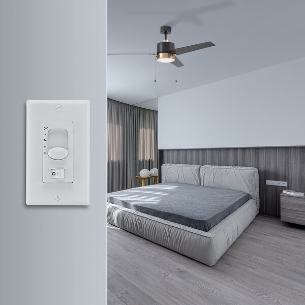 CARRO HOME Pyatt Switch, 2 in 1 Fan Speed Control and Light