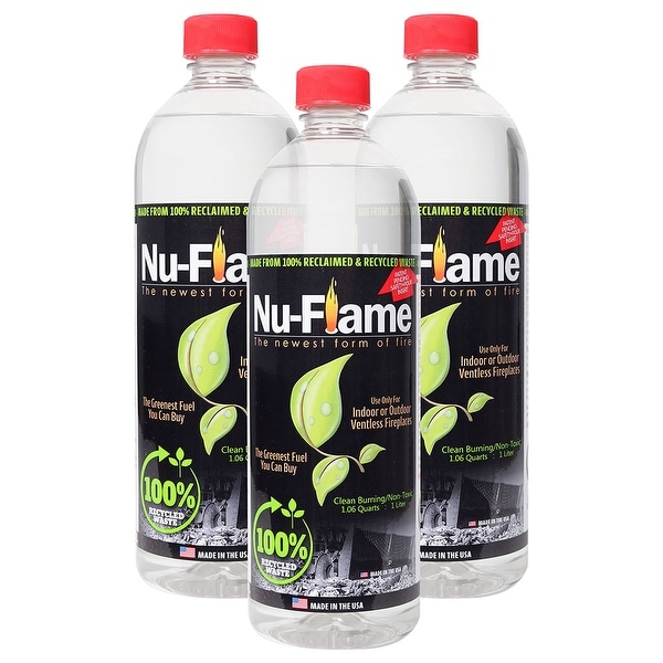 Bluworld Nu Flame Bio Ethanol Fuel 3 Pack