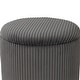 preview thumbnail 42 of 88, Adeco Round Storage Ottoman Footrest Stool Velvet Gold Plating Base