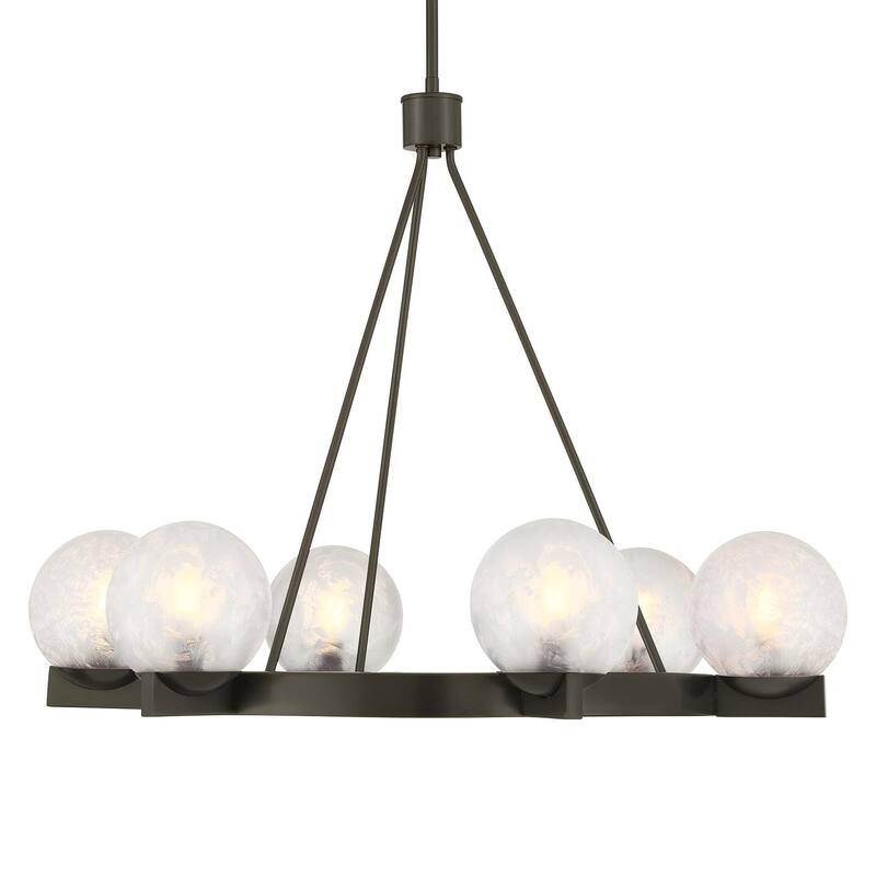 Savoy House 1-1014-6 Darien 6 Light 32" Wide Chandelier - Mediterranean Bronze