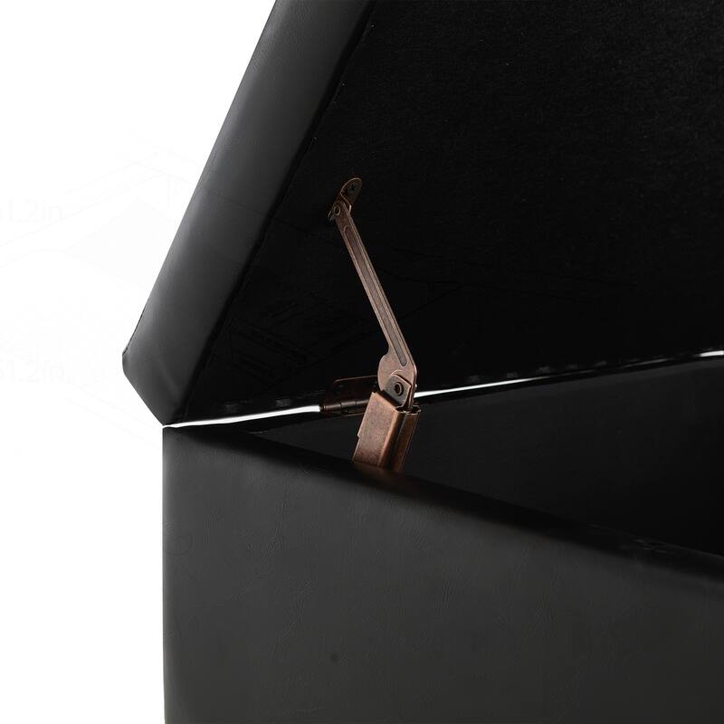 Versatile Mid-century Modern Storage Ottoman for Various Rooms