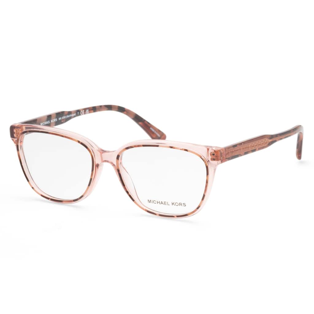 Michael Kors Women's 52mm Transparent Pink Tortoise Opticals