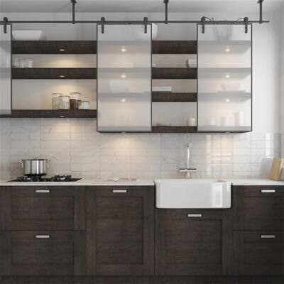Merola Tile Classico Carrara Glossy 3" x 12" Ceramic Wall Tile