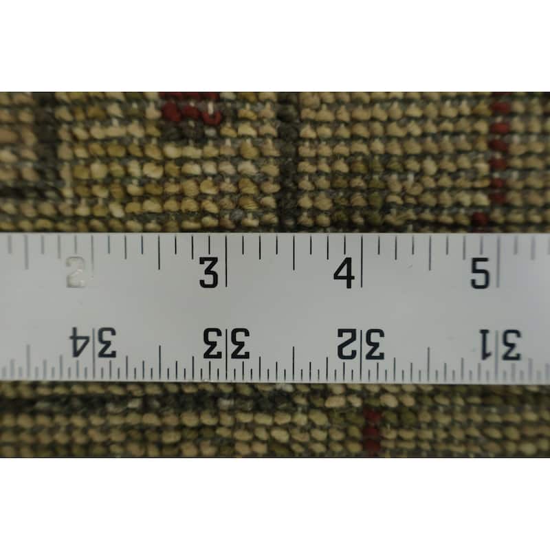 Hand Knotted Oriental 100% Wool Carpet Transitional All-Over Beige & Ivories Oushak Area Rug - 8' 10'' X 5' 10''