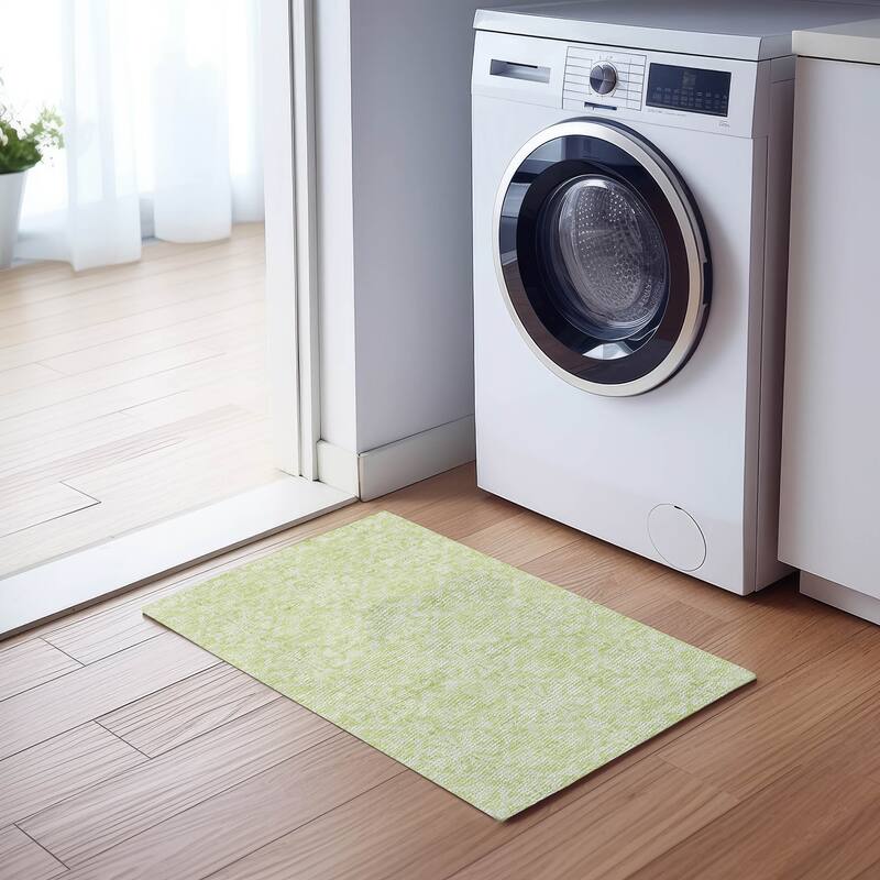 Machine Washable Indoor/ Outdoor Chantille Traditional Medallions Rug