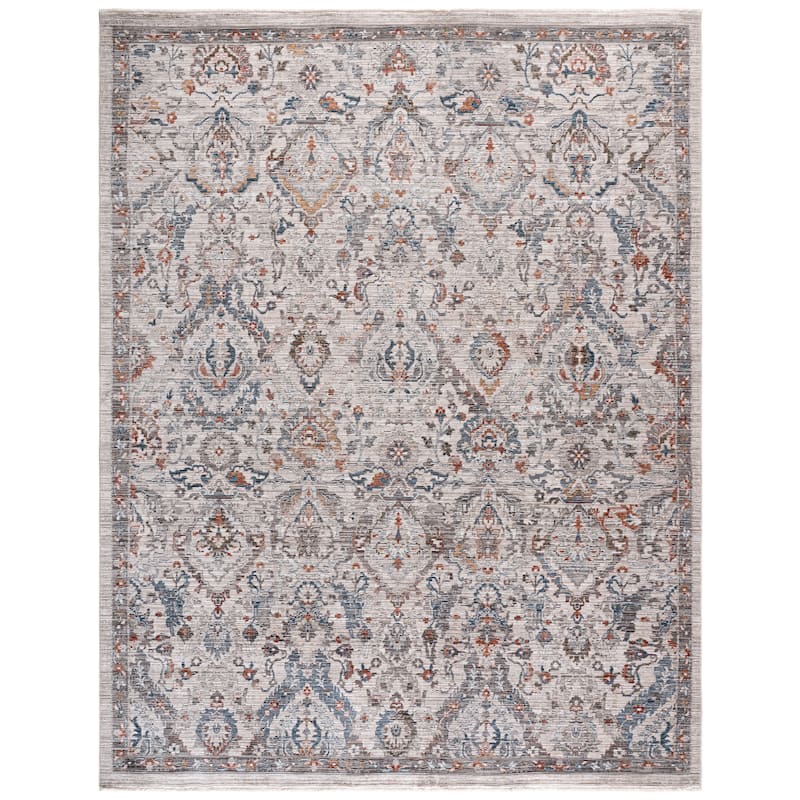 Martha Stewart by SAFAVIEH Whitney Gaini Rug - 8' x 10' - Ivory/Blue Rust