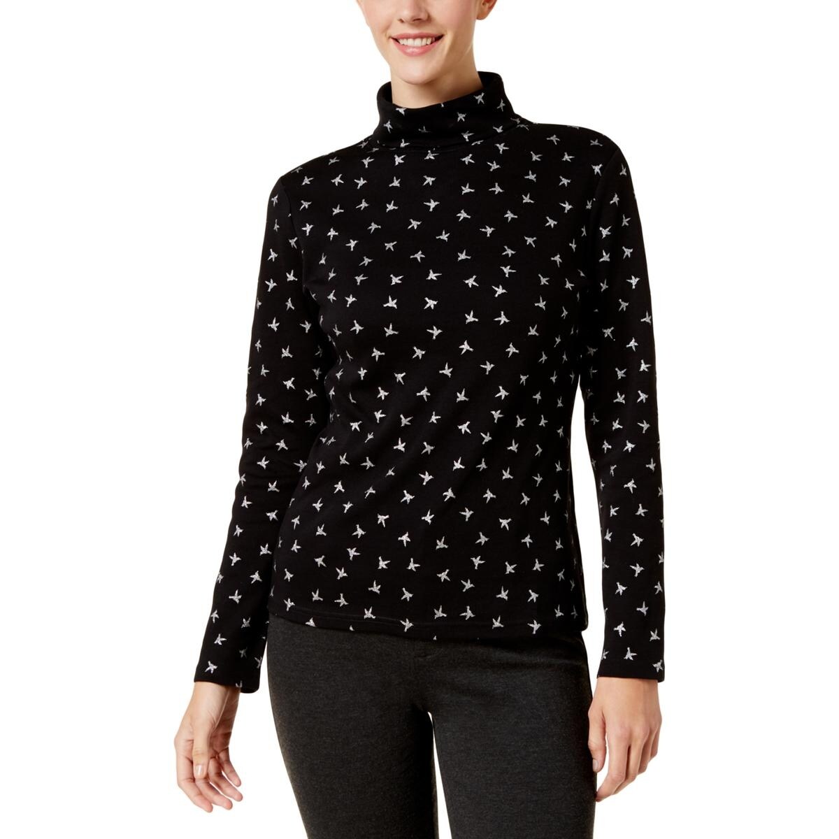 karen scott turtleneck tops