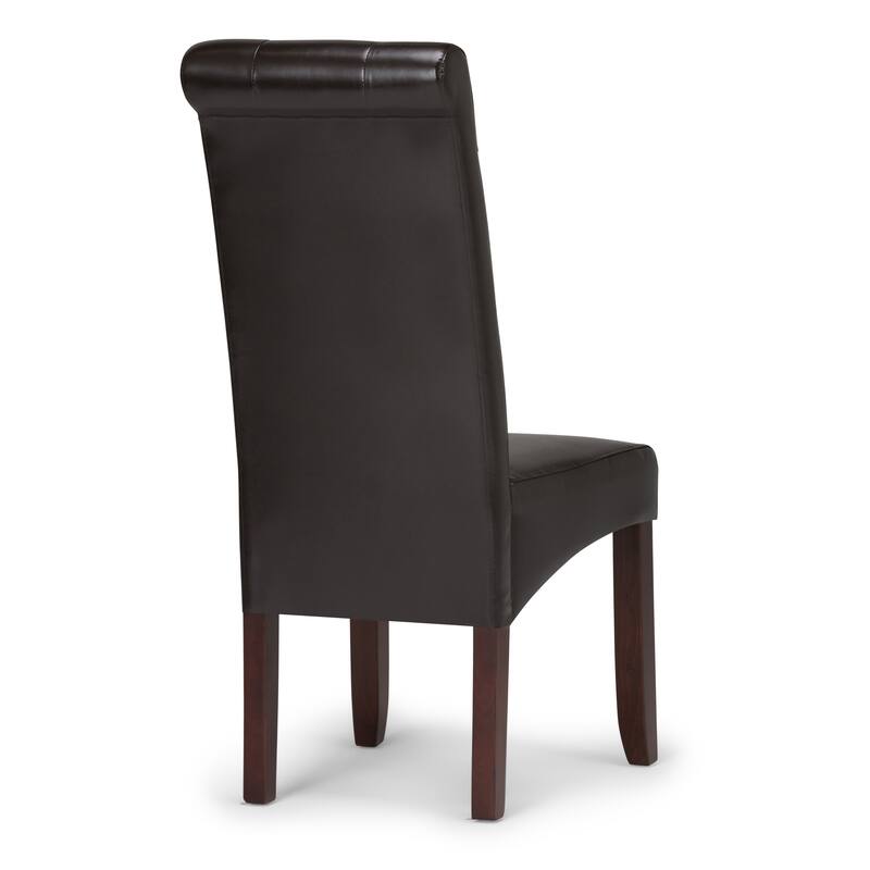 WYNDENHALL Essex Deluxe Tufted Parson Chair (Set of 2) - 18.9"w x 19.3"d x 42.1"h