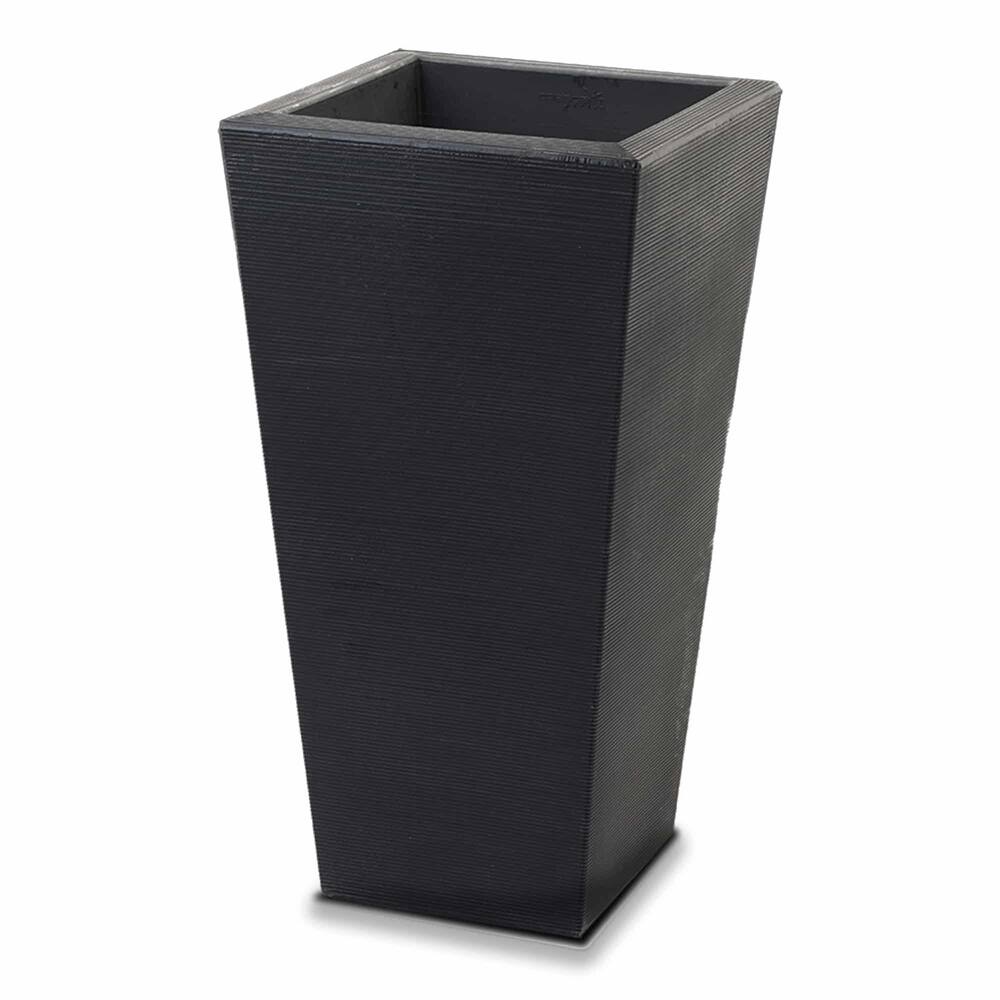 Bowery Indoor Outdoor Square Tall Plant Pot with Sand Cavity