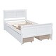 preview thumbnail 5 of 54, Twin Size Wood Platform Bed with 4 Drawers Storage Bed for Kids, Teens