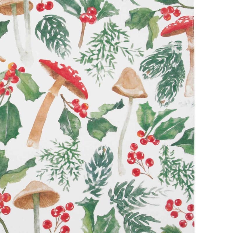 Mushroom Meadow Placemats Set of 6, 14" x 20"