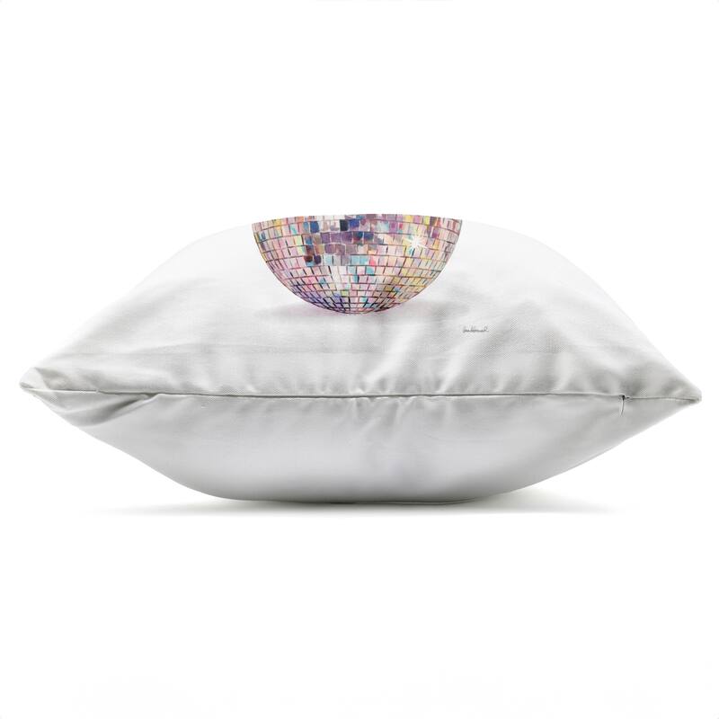 Stupell Bear & Balloons Disco Printed Outdoor Throw Pillow Design by Amanda Greenwood