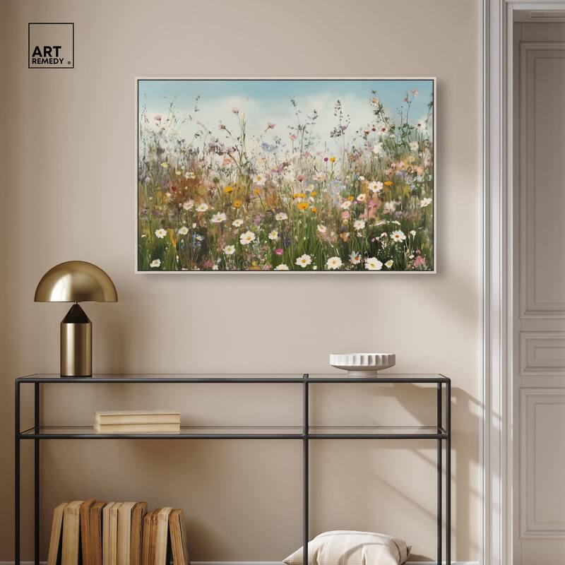 Glimmering Glade Garden III Canvas by Art Remedy