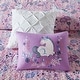 preview thumbnail 16 of 16, Intelligent Design Kids Ella Unicorn Reversible Cotton Quilt Set with Throw Pillows