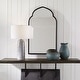 preview thumbnail 1 of 5, Arch Framed Wall Mirror - 40" - Matte Black Finish