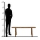preview thumbnail 21 of 29, Vintage Noodle Bench Weathered Natural (size and finish vary)