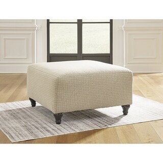 Signature Design by Ashley Valerani Brown/Beige Oversized Accent Ottoman