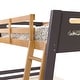 preview thumbnail 7 of 24, Furniture of America Elbrook Modern Solid Wood Twin over Full Bunk Bed