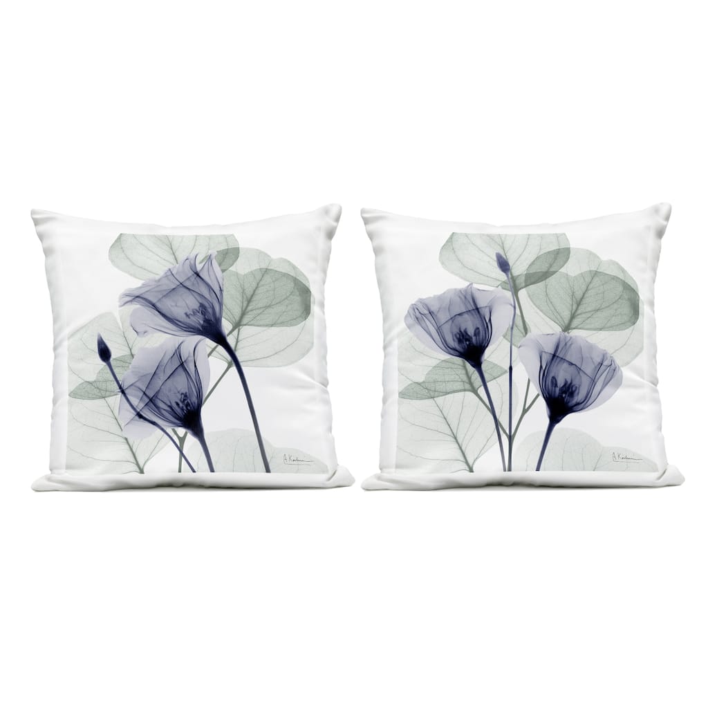 Stupell Fading Florals & Herbs Printed Outdoor Throw Pillow Design by Albert Koetsier (Set of 2)