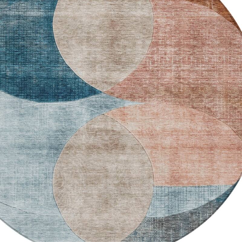 HomeRoots Geometric Transitional Rectangle Outdoor Rug