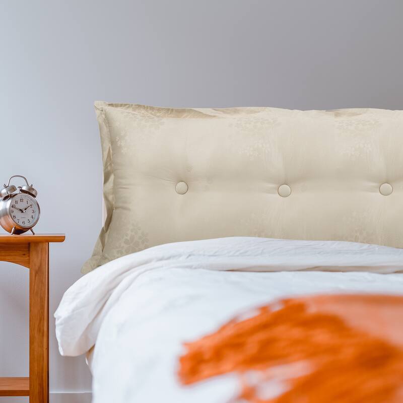 WOWMAX Headboard Pillow Bed Rest Body Pillow Back Support Reading