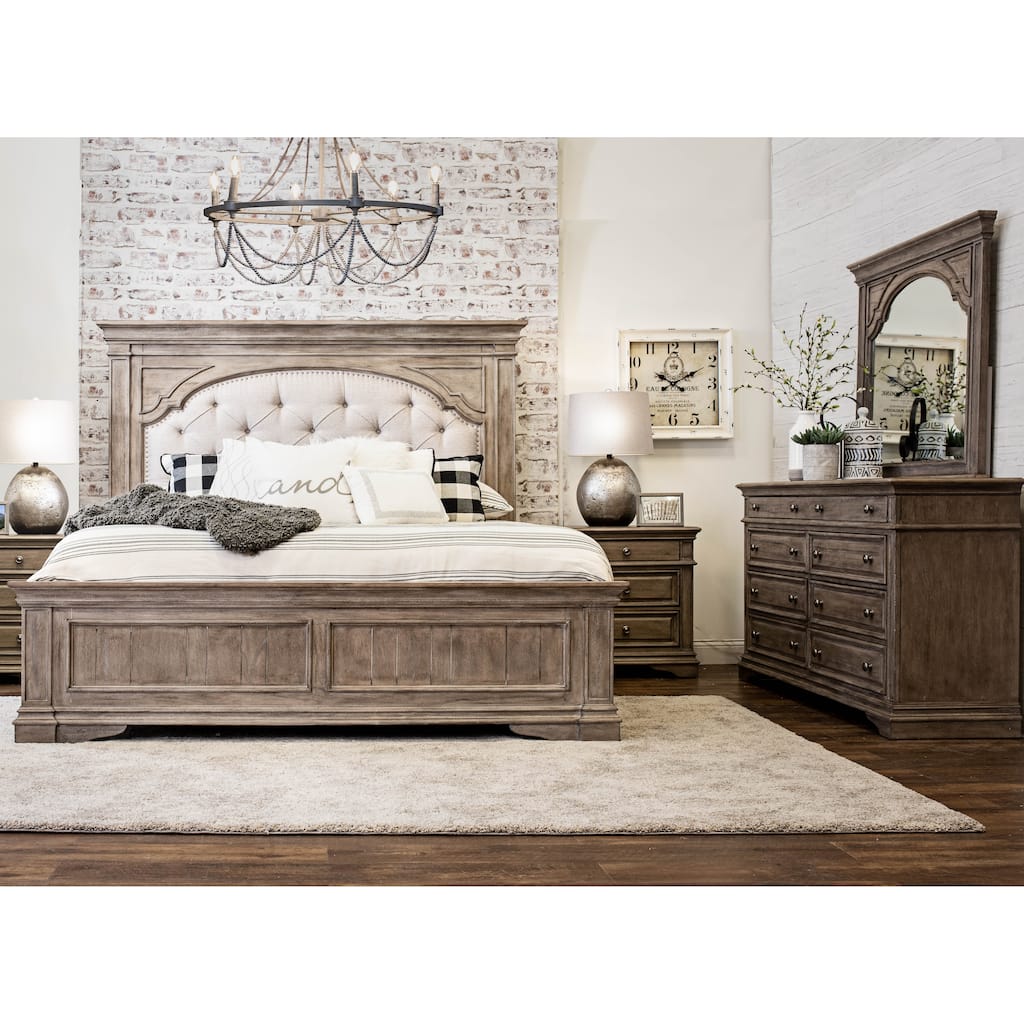 Steve Silver Havenwood 4-piece Upholstered Panel Bedroom Set