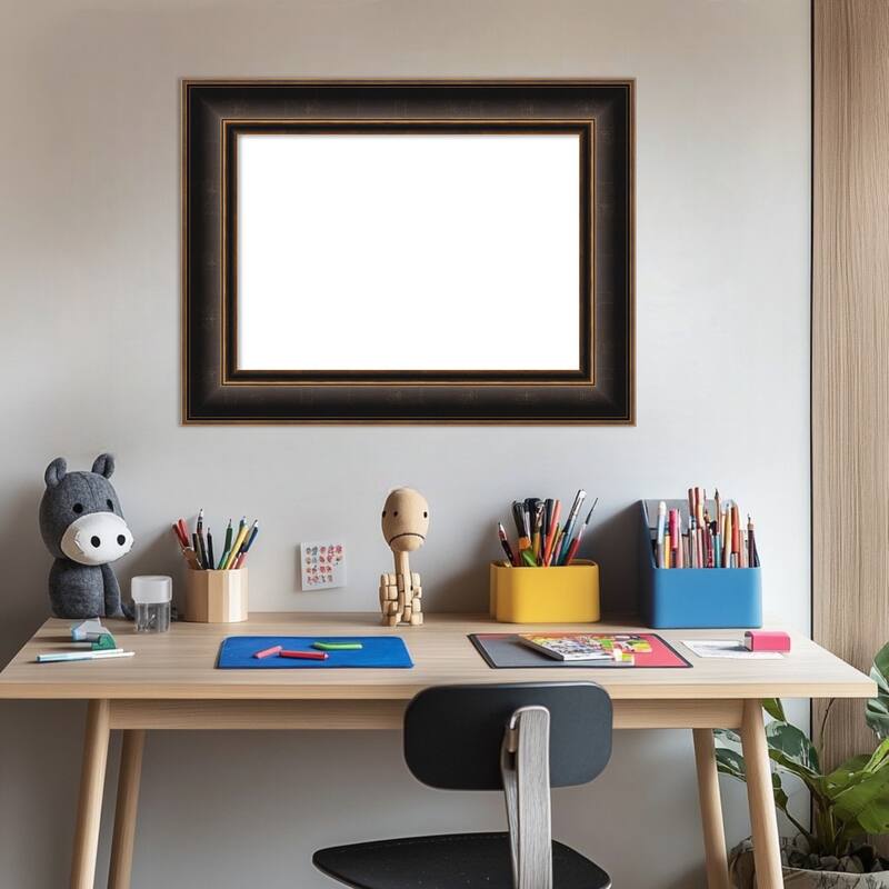 Amanti Art Villa Oil Rubbed Bronze Framed Dry Erase Magnetic Board