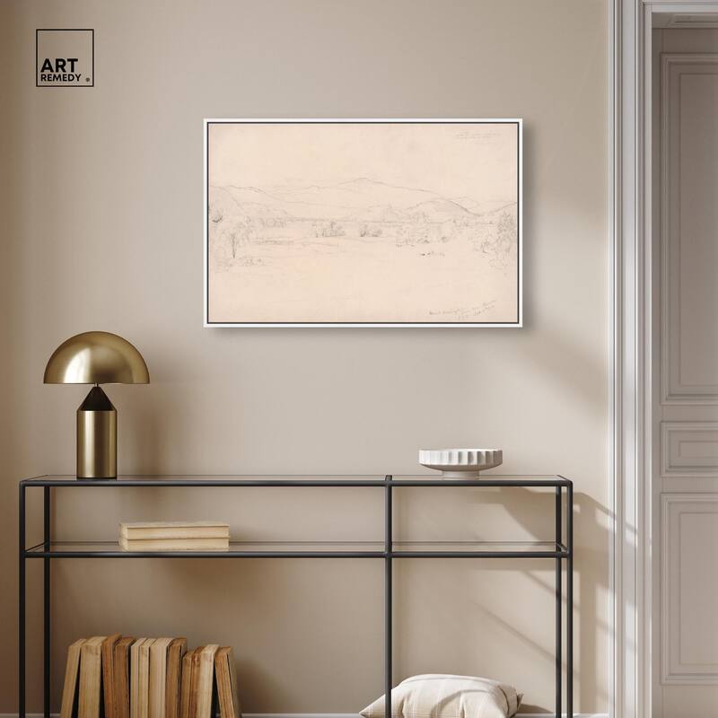 Study for View Mt. Washington Canvas by Art Remedy