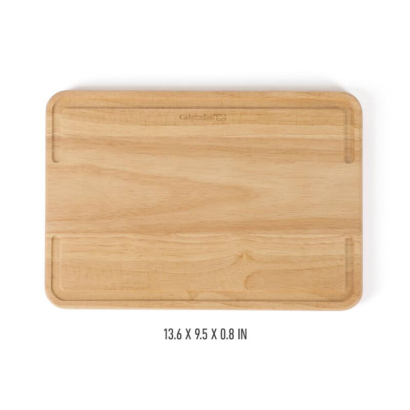 Calphalon Edge Guard 18 x 12, or 13.6 x 9.5 in Rubber Wood Cutting Board