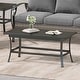 preview thumbnail 5 of 31, Outdoor Patio Metal 74" W Sofa/ 50" W Loveseat with Cushions Coffee Table