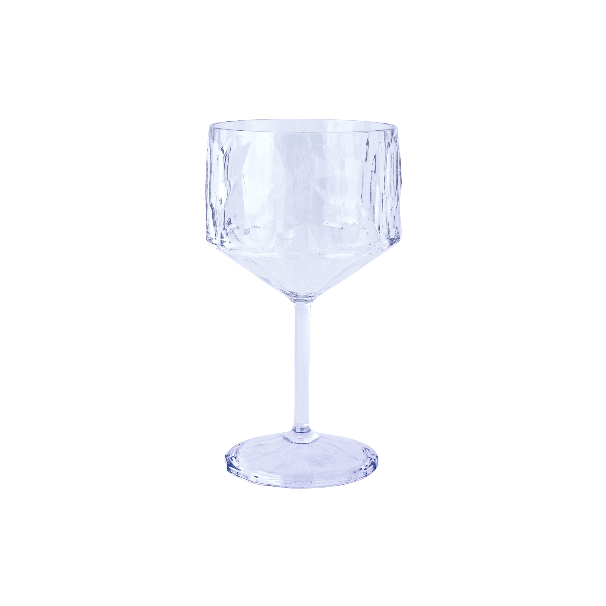 Superglass Blue Polycarbonate Gin Glass