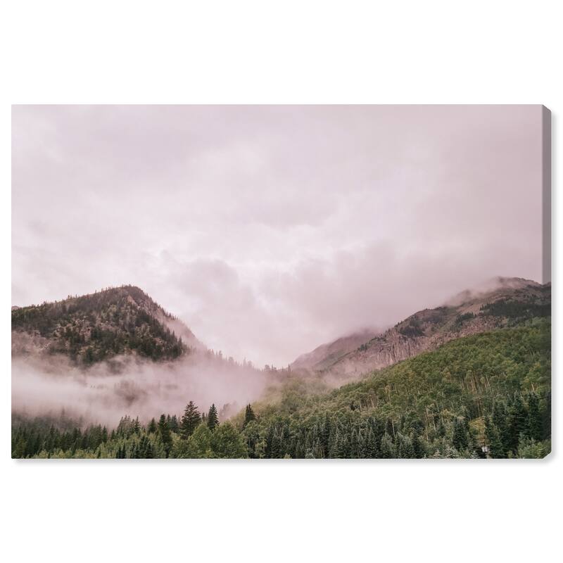 Wynwood Studio Canvas Nature and Landscape Humid Forest White and Modern & Contemporary Wall Art Canvas Print