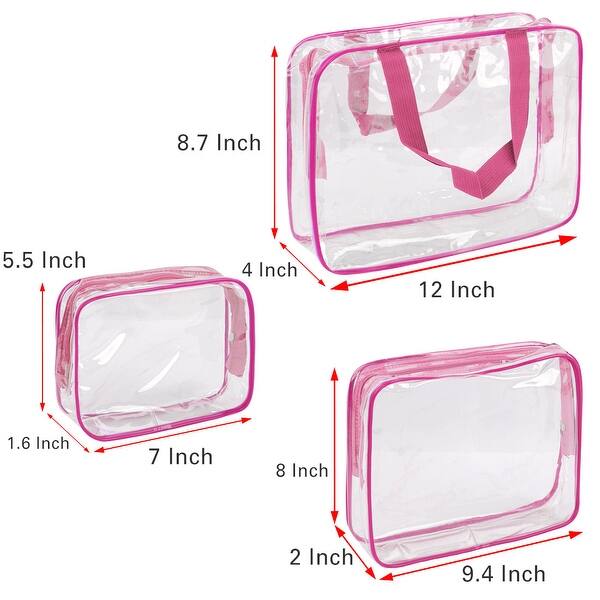 Travel Cosmetic Makeup Bag Organizer Dot Pattern Toiletry Bag Case Pouch With Mirror Pencil For Woman Large Capacity Overstock Com Shopping The Best Deals On Storage Jars 33826551