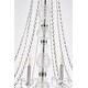 preview thumbnail 6 of 6, Verona 8-Light 28 in. Chandelier (Available in Chrome and Gold)
