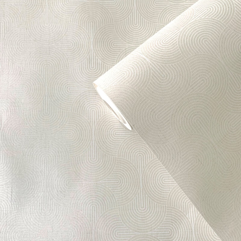 Galerie Wallcoverings Boutique Geometric Zen Non-woven Shimmery Wallpaper Roll