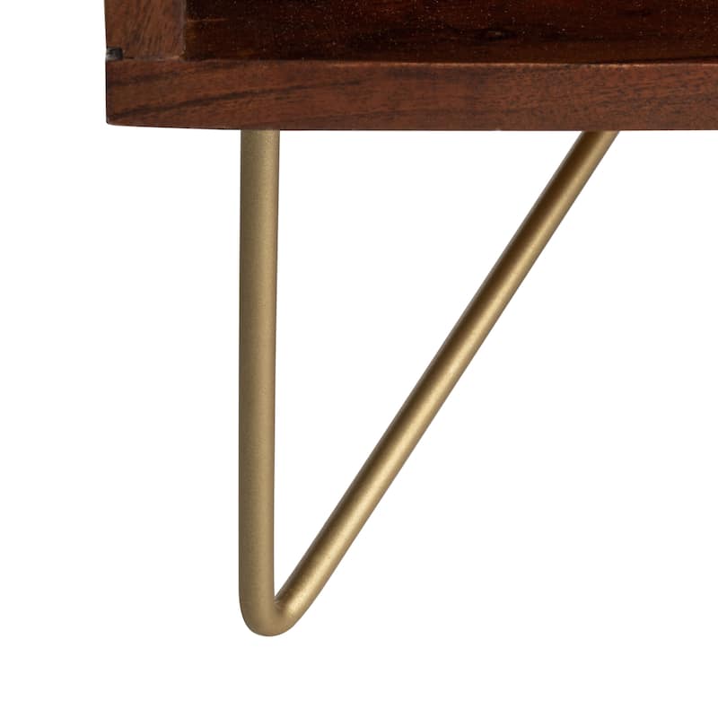 SAFAVIEH Alia 1-Drawer 1-Shelf Nightstand Table