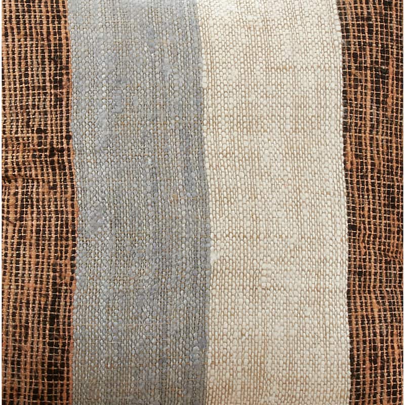 Banded Design Throw Pillow