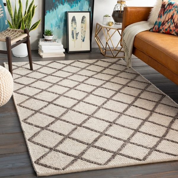 Surya Taxnas Handmade Wool Blend Nordic Area Rug - Bed Bath