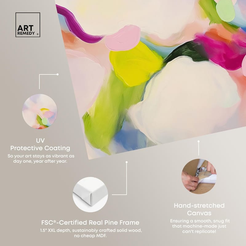 Colorfield Patches II Canvas by Art Remedy, Gallery Wrapped